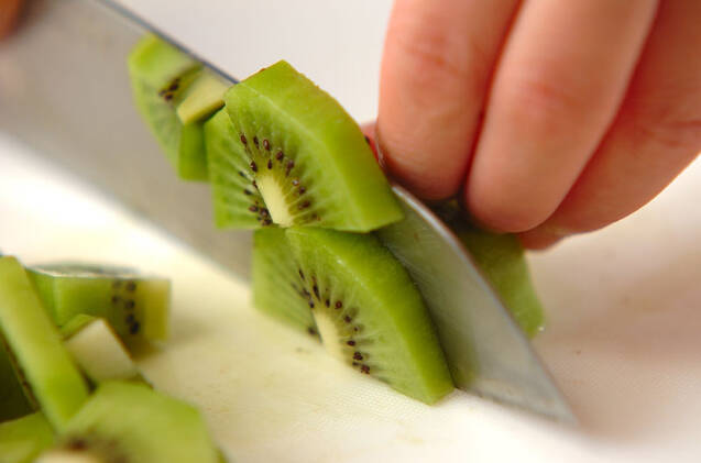 フルーツ杏仁豆腐の作り方の手順3