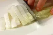 白菜のサッと漬けの下準備1