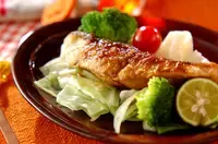 鮭のジンジャー照り焼き