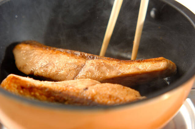 鮭のジンジャー照り焼きの作り方の手順5
