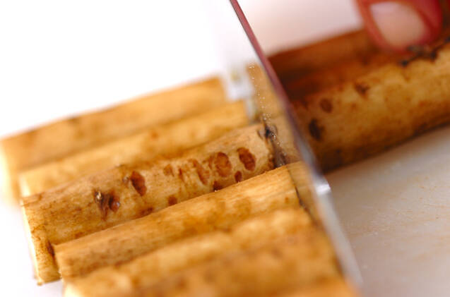 ゴボウのサラダの作り方の手順1