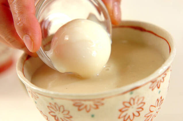 玉ネギポタージュ温玉入りの作り方の手順3
