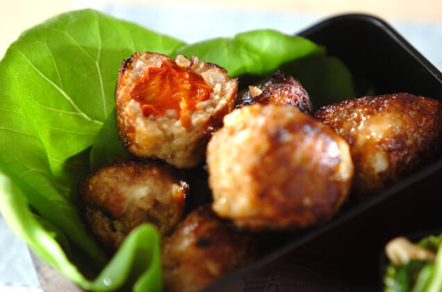 プチトマト豚団子