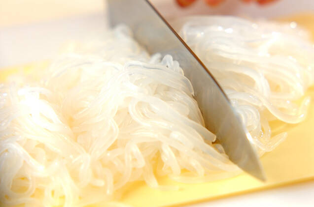 糸コンニャクのナメタケ炒めの作り方の手順1