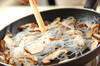 糸コンニャクのナメタケ炒めの作り方の手順3
