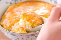 ふっくらカニタマ丼