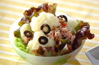 カリフラワーとツナのサラダ