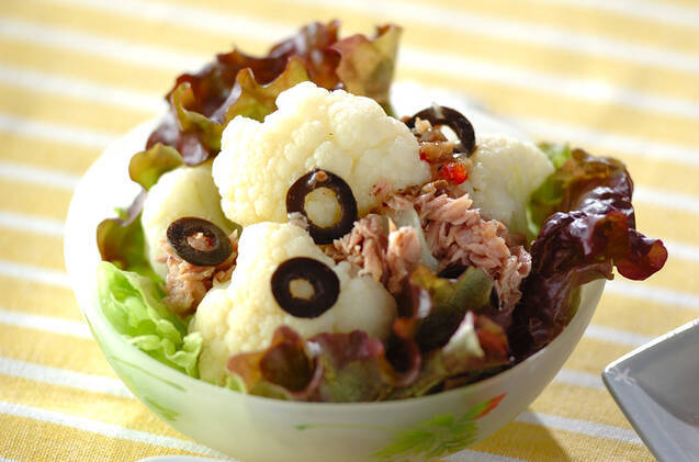 カリフラワーとツナのサラダ