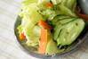 レタスのシンプルサラダの作り方の手順