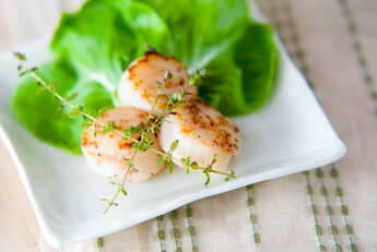 ホタテのハーブ焼き