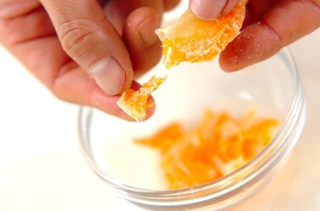 オレンジチョコリングの作り方の手順2