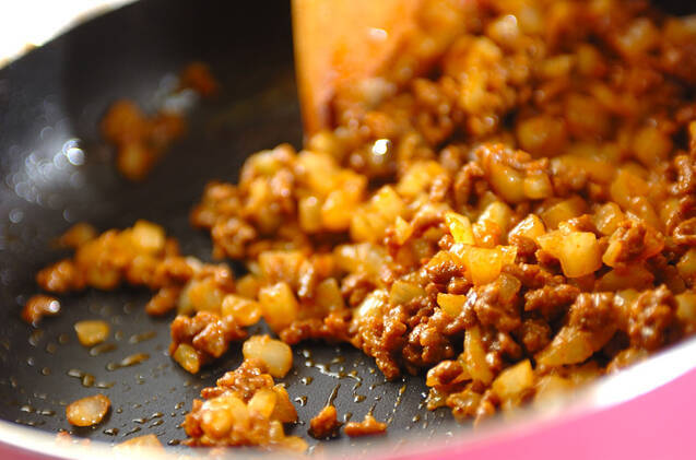 ナンタコスカレー風味の作り方の手順2