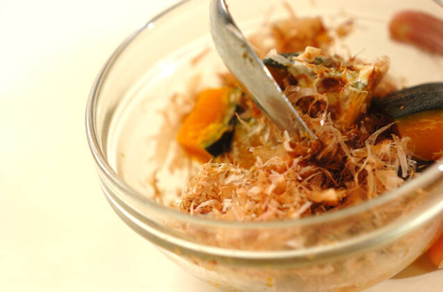 カボチャのマヨ和えの作り方の手順2