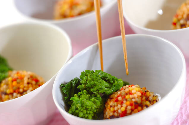 五色あられしんじょうの吸い物の作り方の手順7