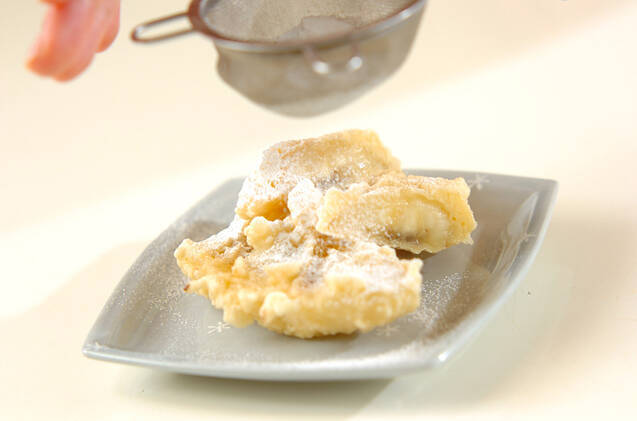 バナナの天ぷらの作り方の手順4