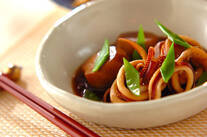 煮物の簡単レシピ 里芋とやわらかイカ ほっこり美味しい