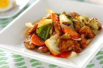 豚肉のソース炒め