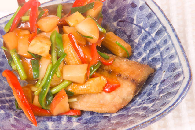 アジのタイ風あんかけの作り方の手順12