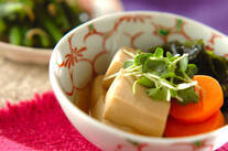 高野豆腐の煮物