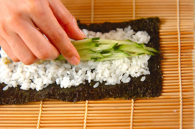 細巻き寿司の作り方の手順10