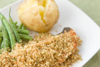 ムニエルのパン粉ソース