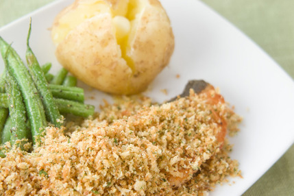 ムニエルのパン粉ソース