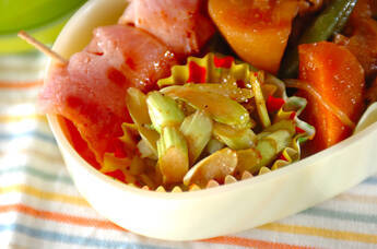 アスパラのオイスター炒め