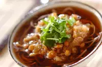 シンプルなおいしさ！おろしナメコそば