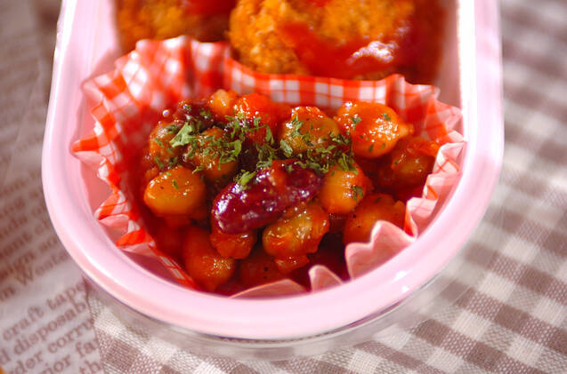 ミックスビーンズのトマト煮