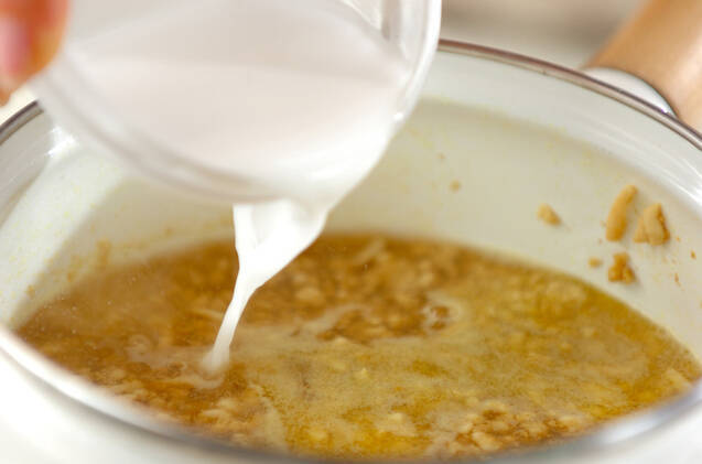 新玉ネギの和風カレーあんかけの作り方の手順7