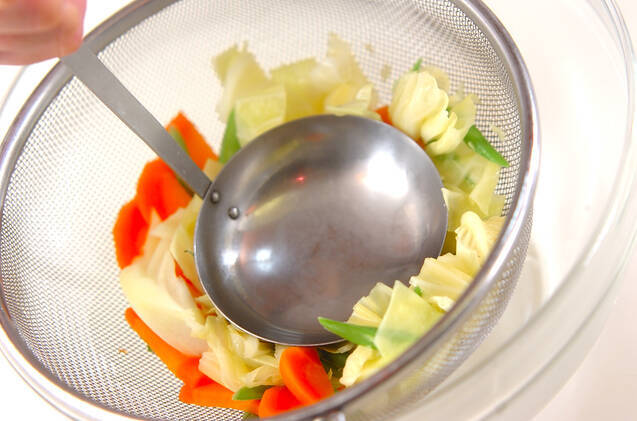 京のおばんざい 京風納豆サラダの作り方の手順3