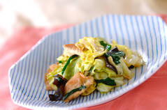 キャベツオイスター炒め