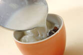 白玉入りココナッツ汁粉の作り方3