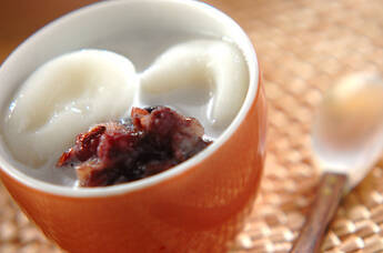 白玉入りココナッツ汁粉