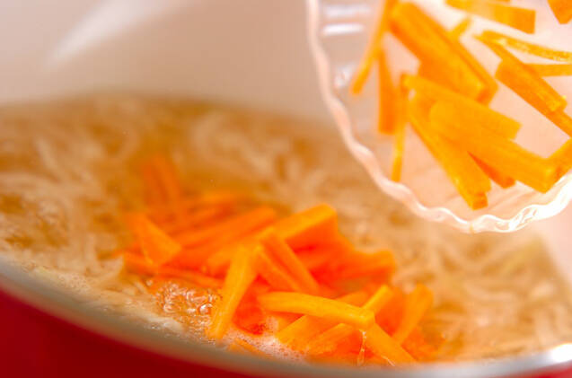 切干し大根のみそ汁の作り方の手順4