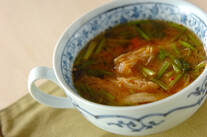 キムチのみそスープ