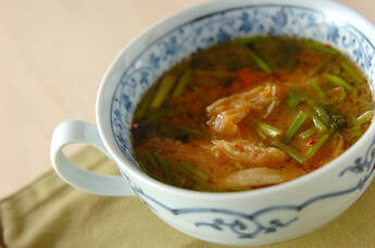 キムチのみそスープ