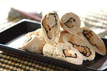 ささみとのりの明太子ロール