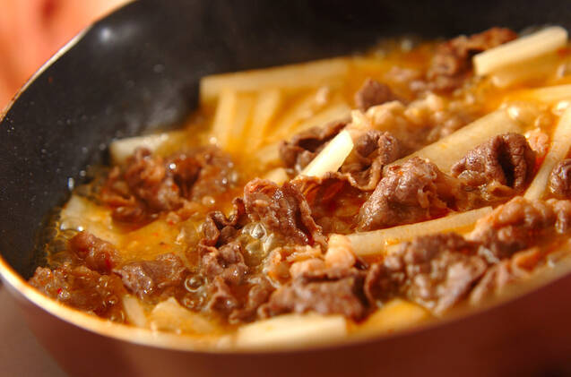 牛肉と大根の韓国風煮込みの作り方の手順5
