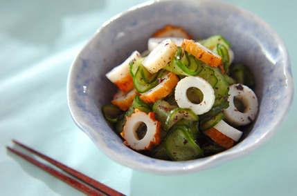 ちくわのユカリ酢和え