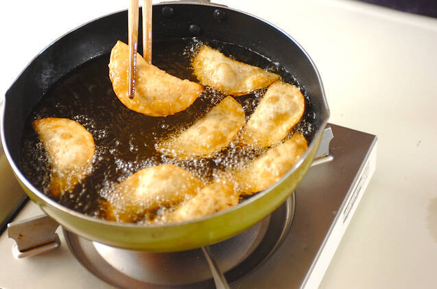 バナナのデザート餃子の作り方の手順7