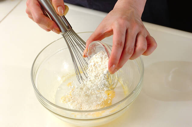 バナナのデザート餃子の作り方の手順2