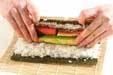 節分の巻き寿司(恵方巻き)の作り方10