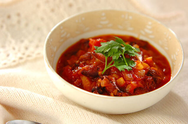 ホタルイカの簡単トマト煮