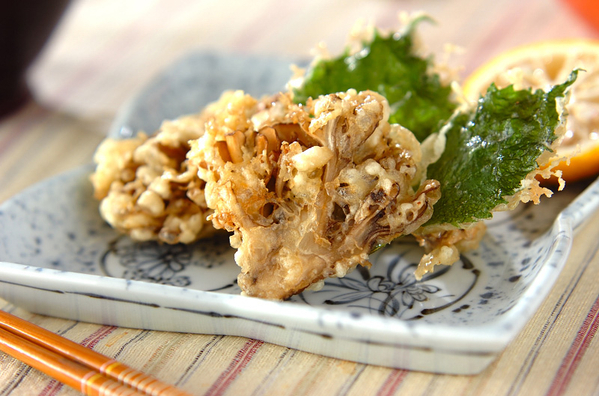 １．舞茸の天ぷら