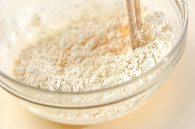 マイタケの天ぷらの作り方の手順5