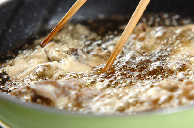 マイタケの天ぷらの作り方の手順6