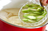 グリーンアスパラのみそ汁の作り方5