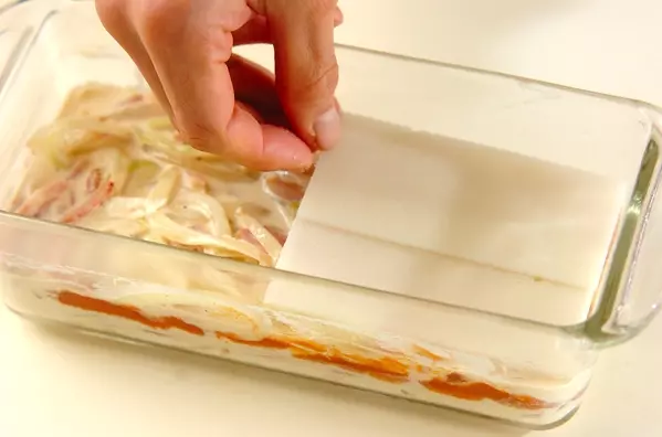 餅ラザニアの作り方2