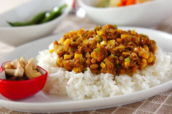 納豆入りドライカレー